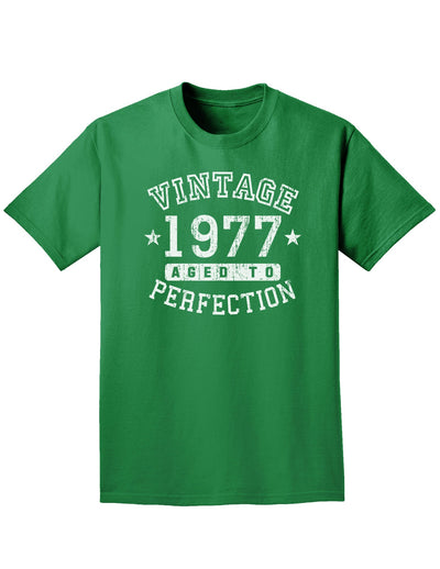 1977 - Vintage Birth Year Adult Dark T-Shirt-Mens T-Shirt-TooLoud-Kelly-Green-Small-Davson Sales