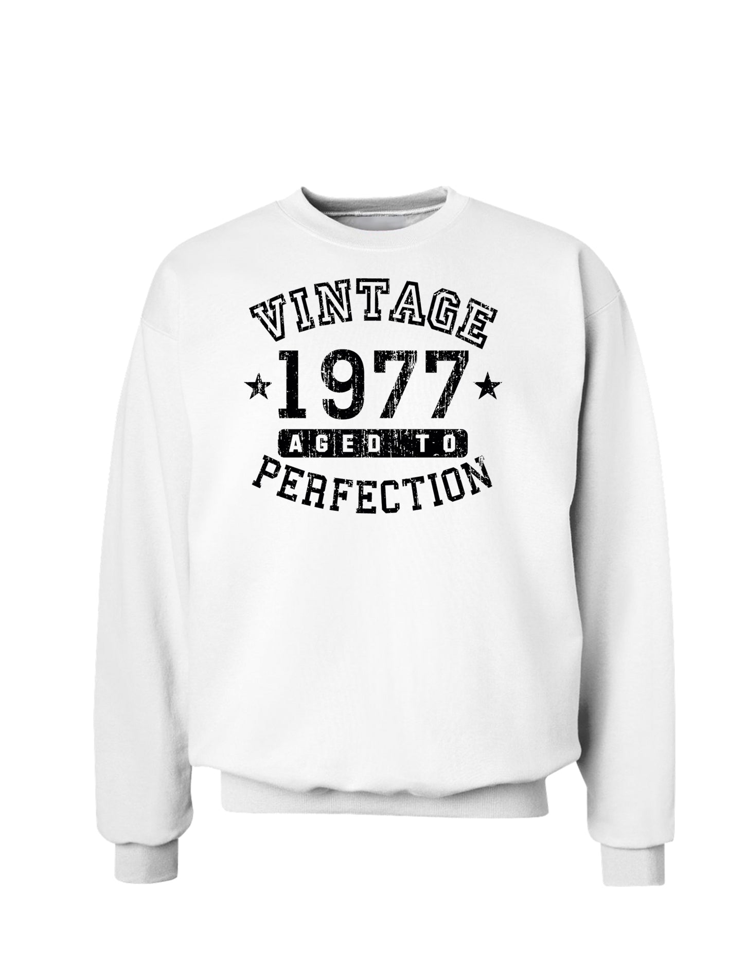 1977 - Vintage Birth Year Sweatshirt Brand-Sweatshirt-TooLoud-White-Small-Davson Sales