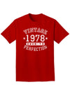 1978 - Vintage Birth Year Adult Dark T-Shirt-Mens T-Shirt-TooLoud-Red-Small-Davson Sales