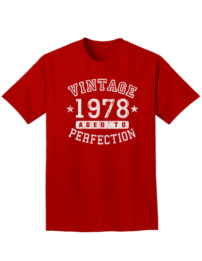 1978 - Vintage Birth Year Adult Dark T-Shirt-Mens T-Shirt-TooLoud-Red-Small-Davson Sales