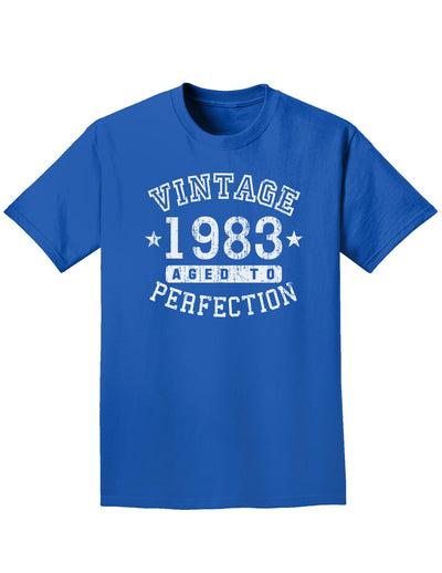 1983 - Vintage Birth Year Adult Dark T-Shirt-Mens T-Shirt-TooLoud-Royal-Blue-Small-Davson Sales