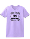 1991 - Ladies Vintage Birth Year Aged To Perfection Birthday T-Shirt-TooLoud-Lavender-Small-Davson Sales