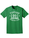 1991 - Vintage Birth Year Adult Dark T-Shirt-Mens T-Shirt-TooLoud-Kelly-Green-Small-Davson Sales