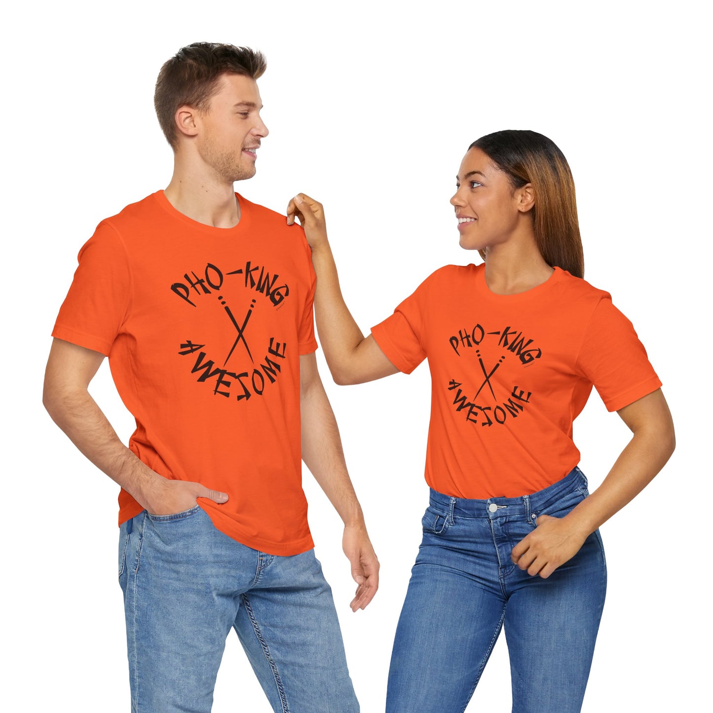 Pho King Awesome Funny Vietnamese Soup Vietnam Foodie Humor Adult T-Shirt by TOOLOUD