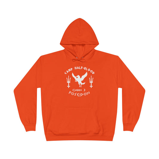 Cabin 3 Poseidon Camp Half Blood Dark Adult Hoodie Sweatshirt by TOOLOUD