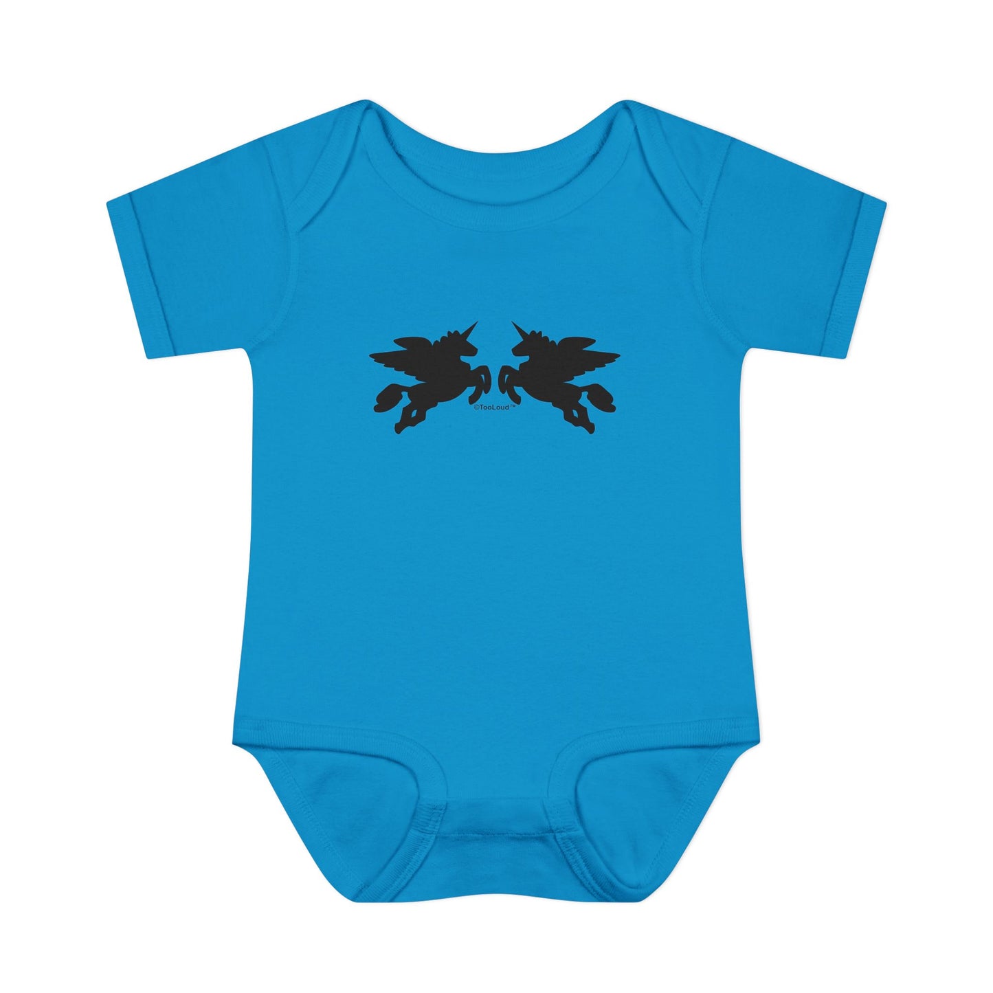 Unicorn Pegasus Design Baby Romper Bodysuit by TOOLOUD