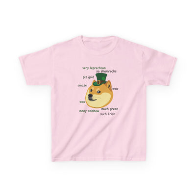 TooLoud St. Patrick's Day Leprechaun Doge Children's T-Shirt