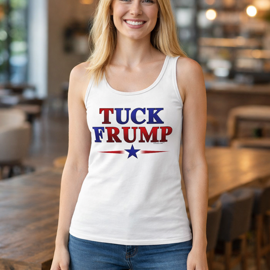 Tuck Frump Womens Tank Top Shirt by TOOLOUD
