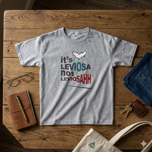 It’s Leviosa, Not LeviosAHH – Children’s T-Shirt by TOOLOUD