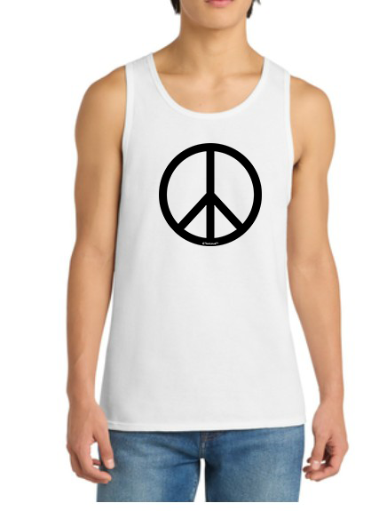 Peace Sign Symbol Men's Tank Top by TOOLOUD