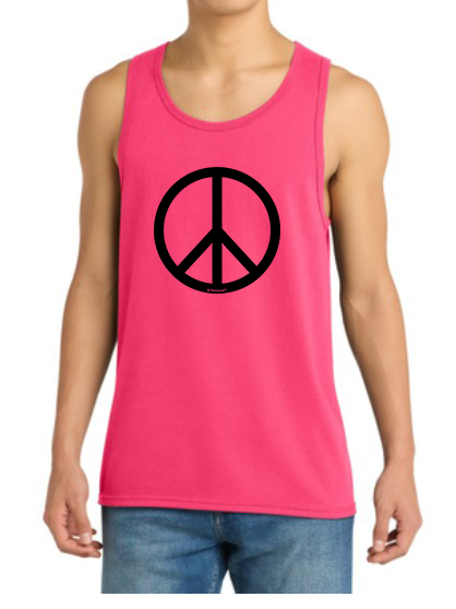 Peace Sign Symbol Men's Tank Top by TOOLOUD
