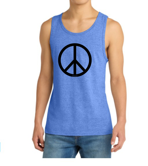 Peace Sign Symbol Men's Tank Top by TOOLOUD