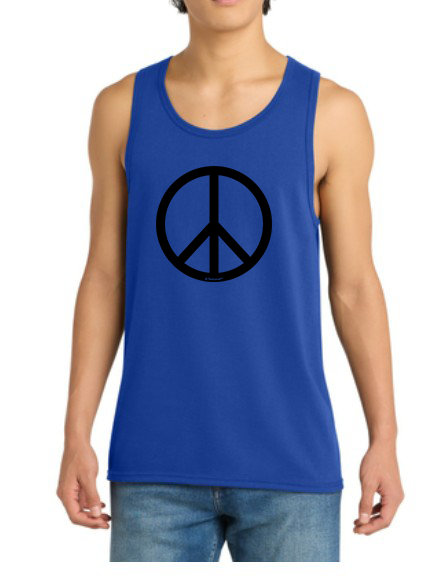 Peace Sign Symbol Men's Tank Top by TOOLOUD