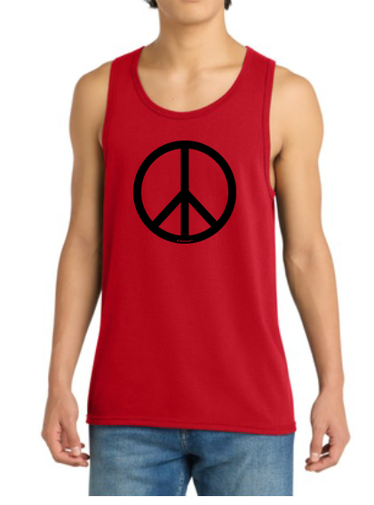 Peace Sign Symbol Men's Tank Top by TOOLOUD