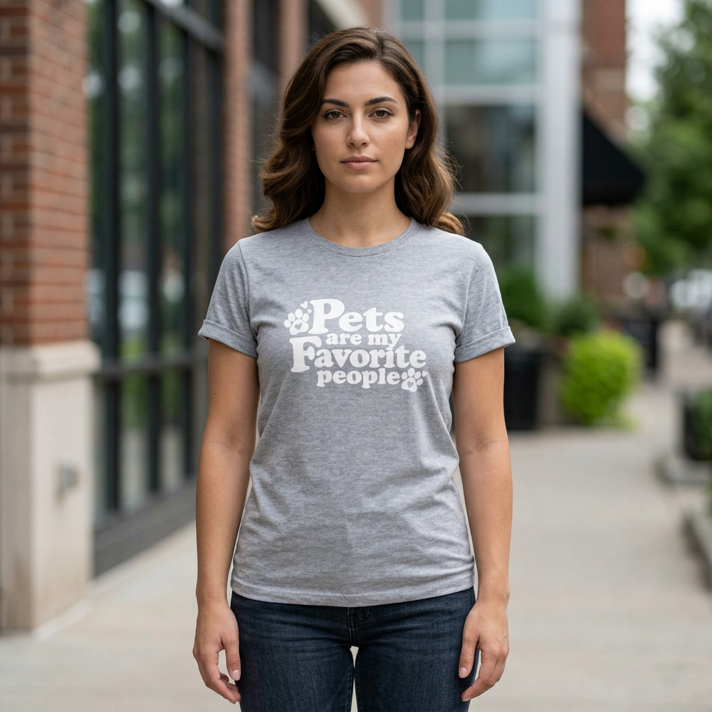 Pets Are My Favorite People – Paws Women's T-Shirt by TOOLOUD