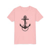 Distressed Nautical Sailor Rope Anchor Children's Youth T-Shirt by TOOLOUD