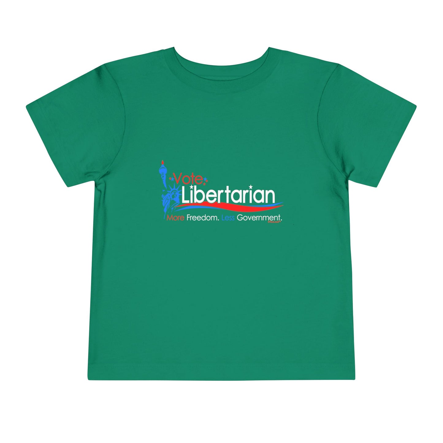 Libertarian Slogan Toddler Dark T-Shirt by TOOLOUD