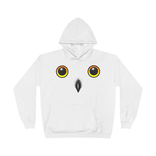 Cute Snowy Owl Face Hoodie Pullover Sweatshirt by TOOLOUD™