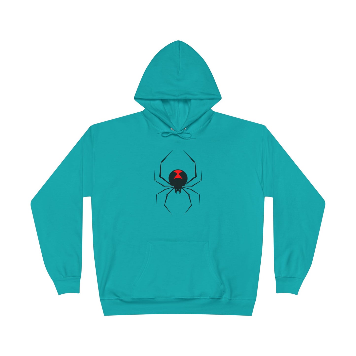 Black Widow Spider Design Hoodie Sweatshirt by TOOLOUD