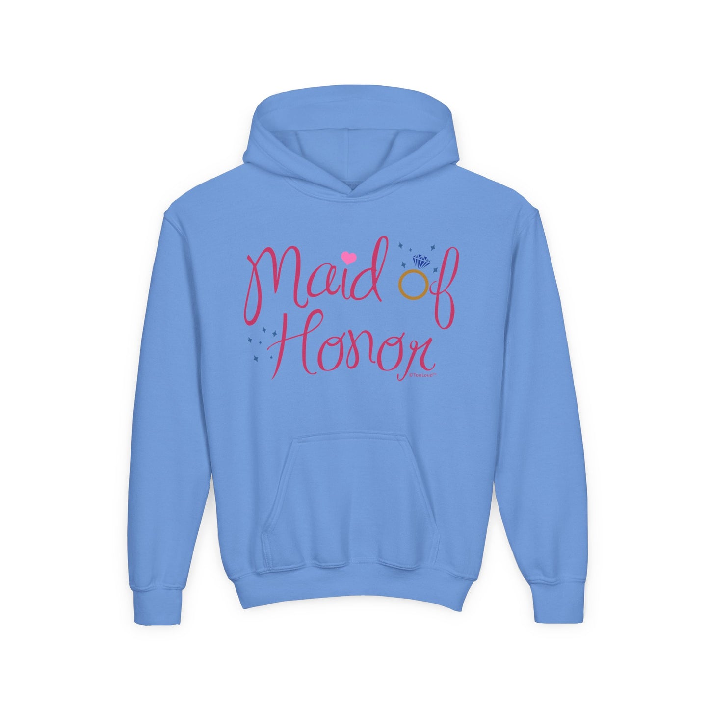 Maid of Honor – Diamond Ring Design – Color Youth Children’s Hoodie by TOOLOUD™