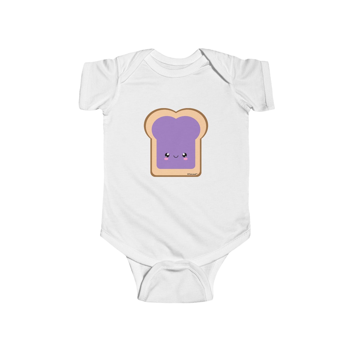 Cute Matching Design – PB and J – Jelly Baby Romper Bodysuit by TOOLOUD