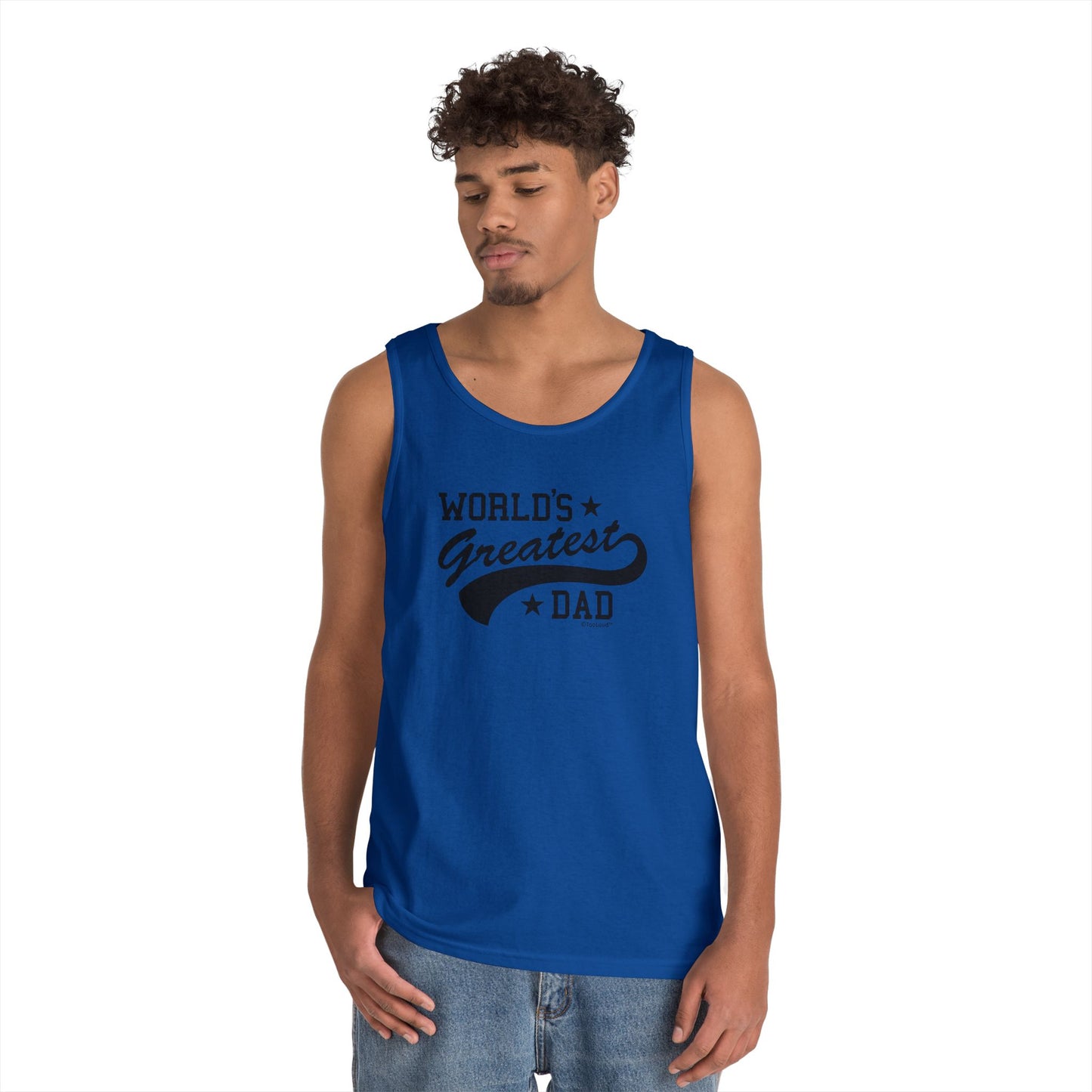 World's Greatest Dad – Sport Style Loose Tank Top by TOOLOUD