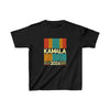 Kamala 2024 President Retro Print Kids Heavy Cotton Tee