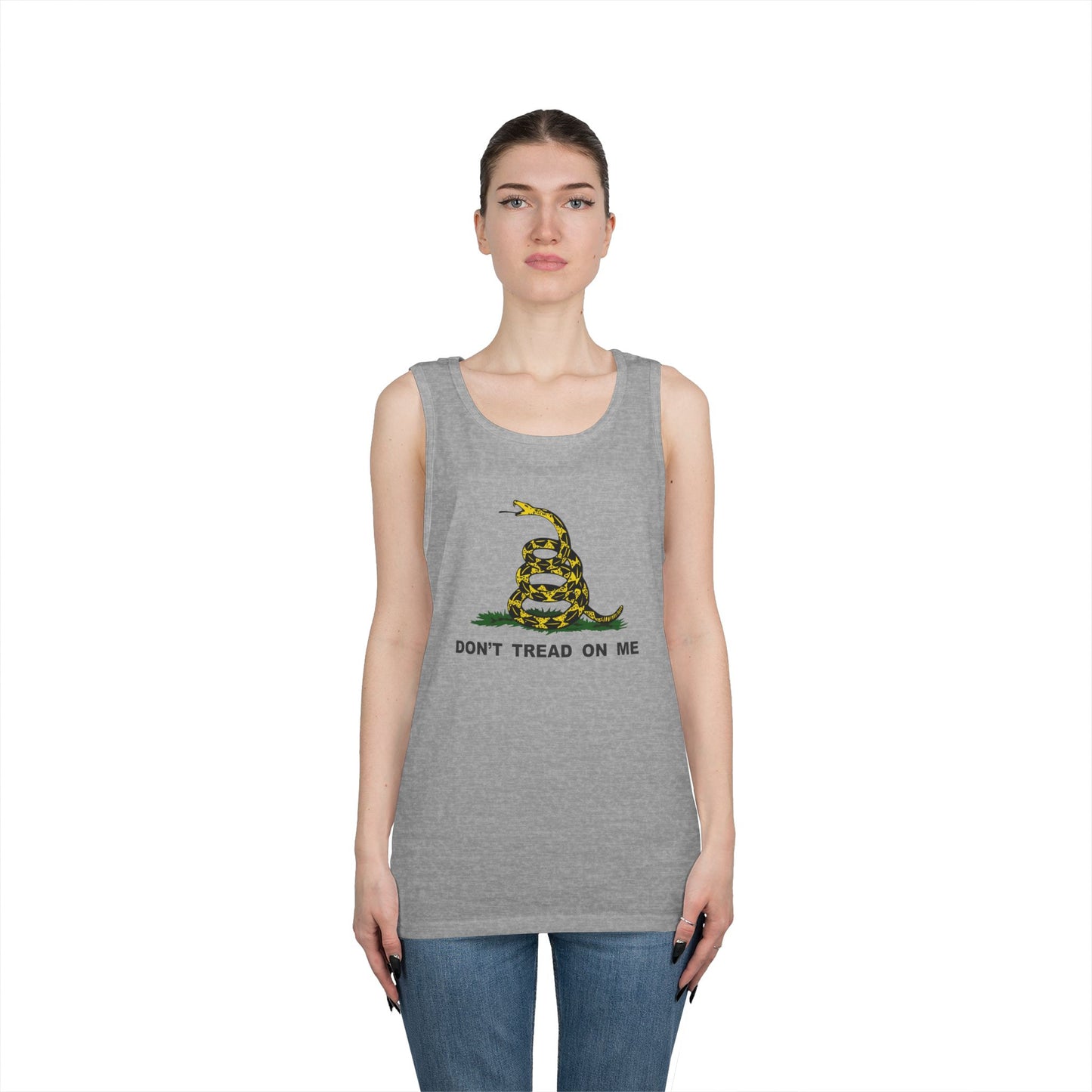 Don't Tread On Me Gadsdon Flag Rattlesnake Loose Tank Top by TOOLOUD