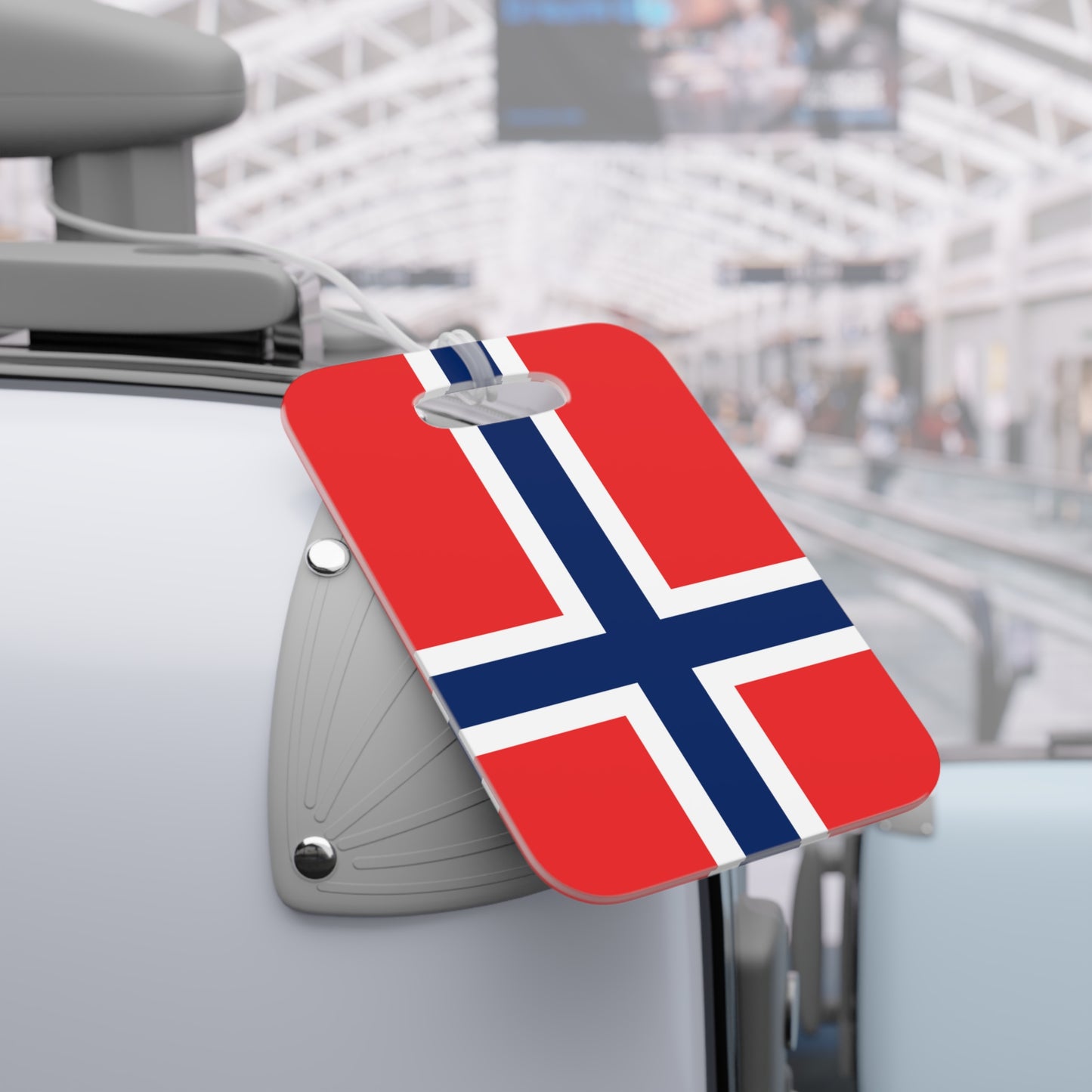 Norwegian Flag Thick Plastic Luggage Tag by TOOLOUD