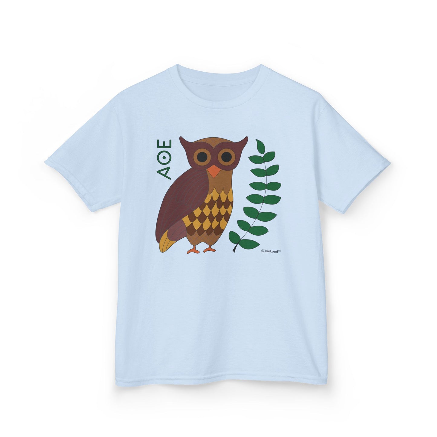Owl of Athena Children’s T-Shirt by TOOLOUD