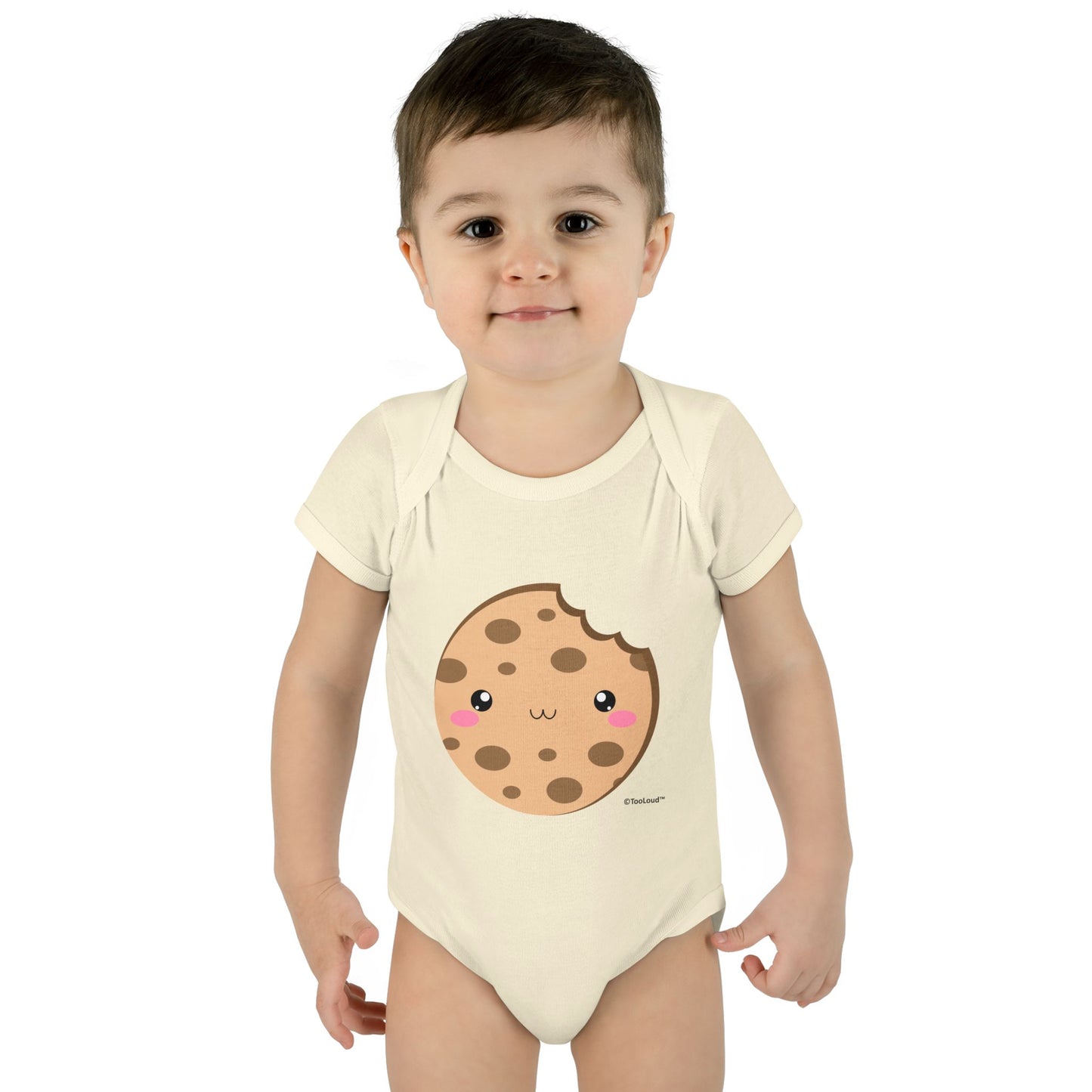 Cute Matching Milk and Cookie Design – Cookie Baby Romper Bodysuit by TOOLOUD