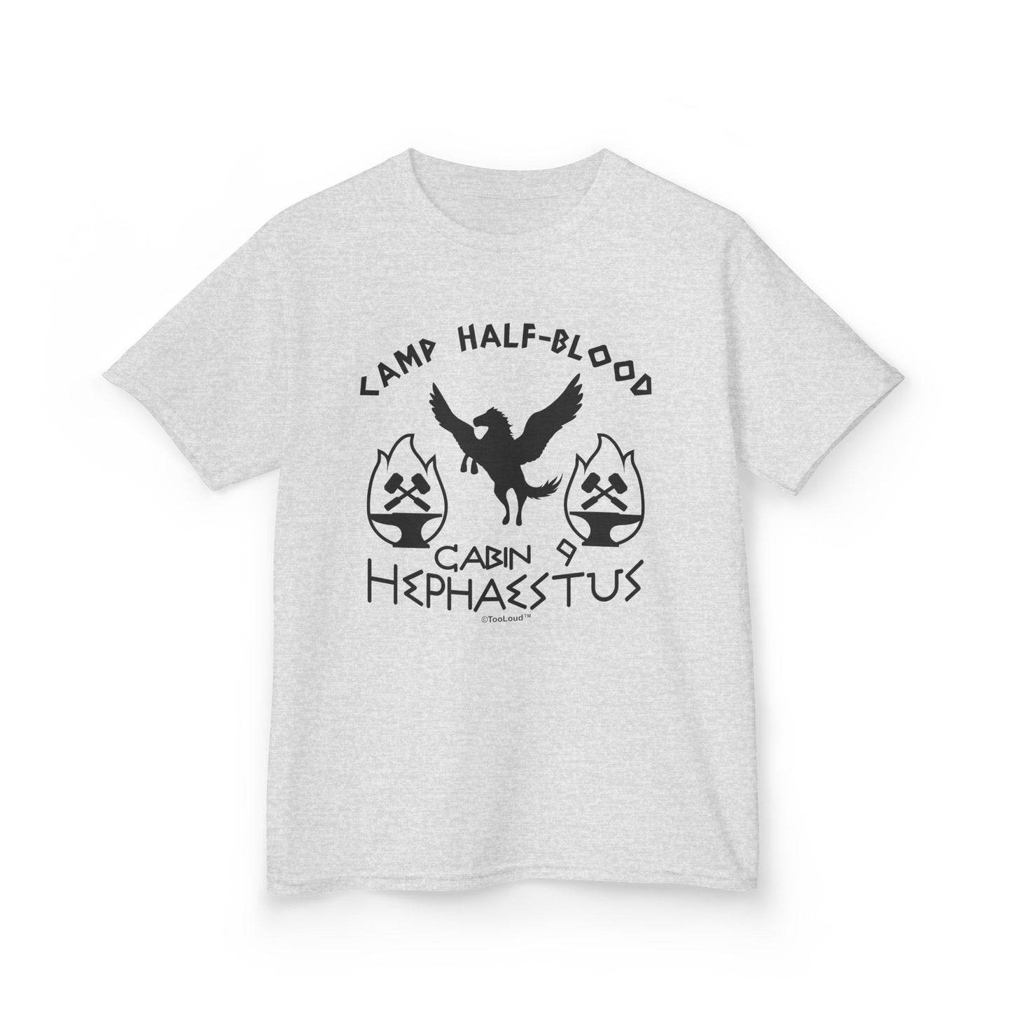 TOOLOUD Cabin 9 Hephaestus Camp Half-Blood Children's T-Shirt