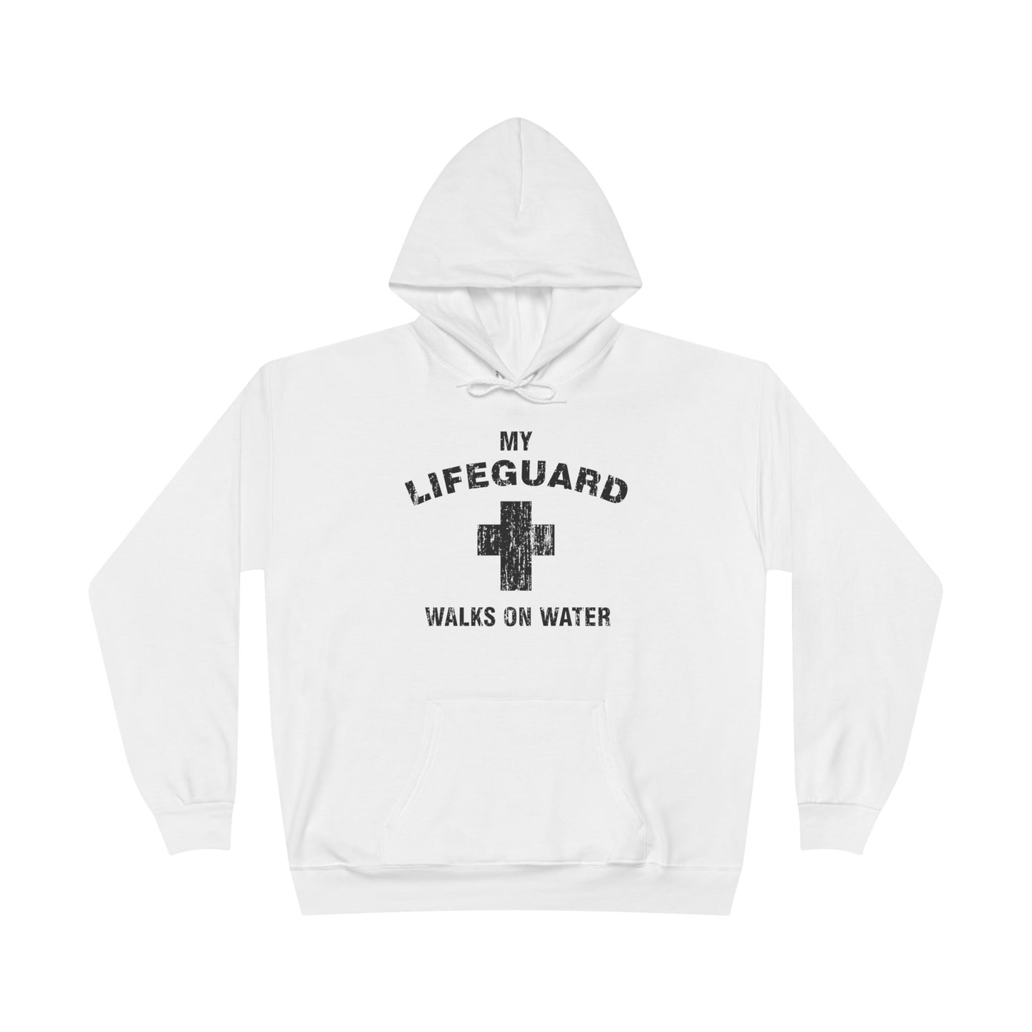 My Lifeguard Walks On Water Easter Pullover Hoodie Sweatshirt by TOOLOUD™
