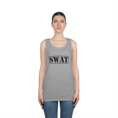 TOOLOUD SWAT Team Logo - Text #2 Unisex Tank Top Heavy Cotton