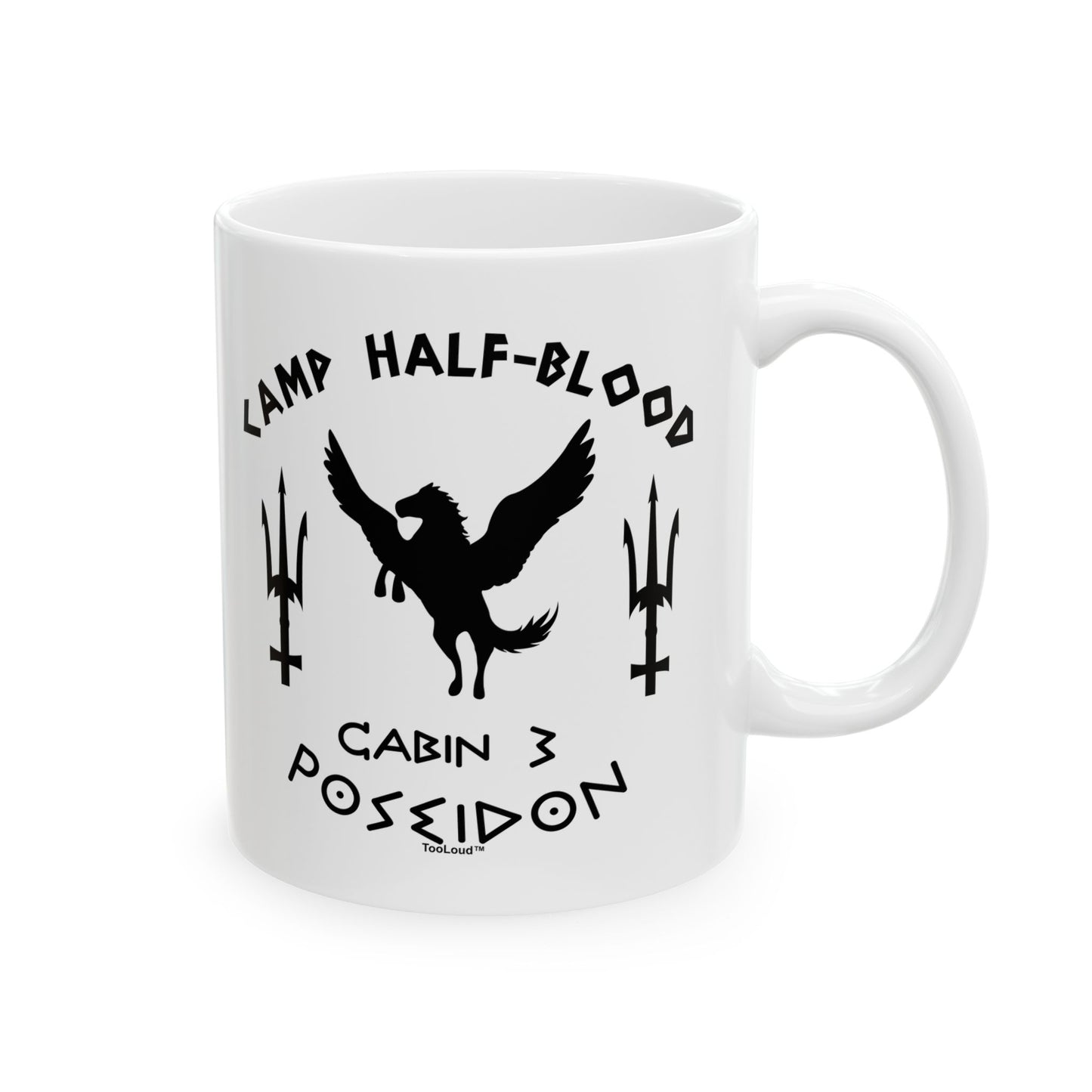 Cabin 3 Poseidon Camp Half-Blood Printed Coffee Mug – 11oz or 15oz by TOOLOUD