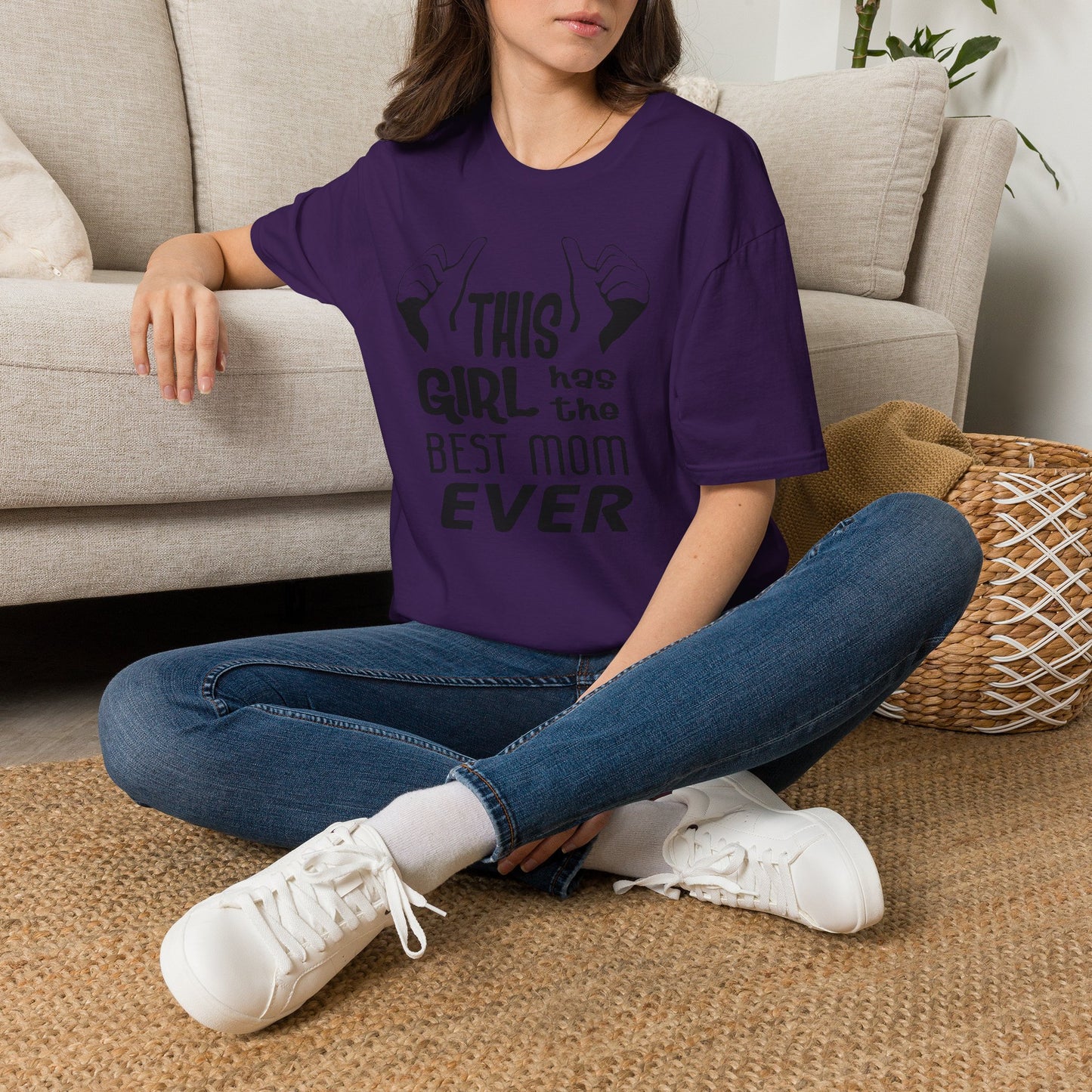 This Girl Has the Best Mom Ever Women’s T-Shirt by TOOLOUD