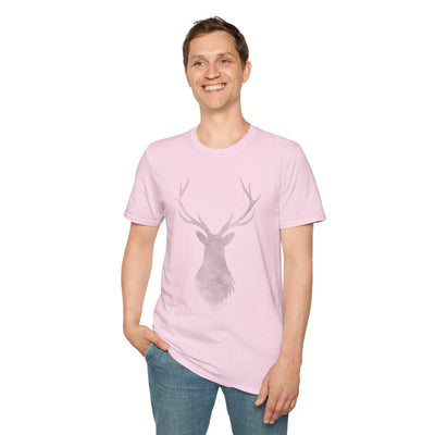 TOOLOUD Majestic Stag Distressed - Premium Adult T-Shirt for the Modern Individual