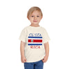 TOOLOUD Costa Rica Flag Toddler T-Shirt | Soft Tshirt