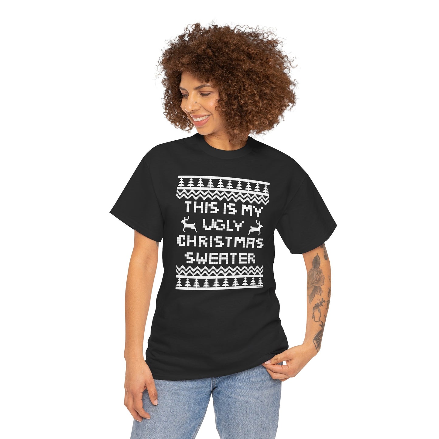 This Is My Ugly Christmas Sweater Women’s Dark T-Shirt by TOOLOUD™