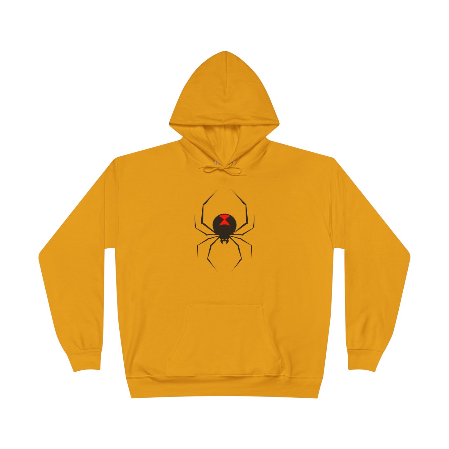 Black Widow Spider Design Hoodie Sweatshirt by TOOLOUD