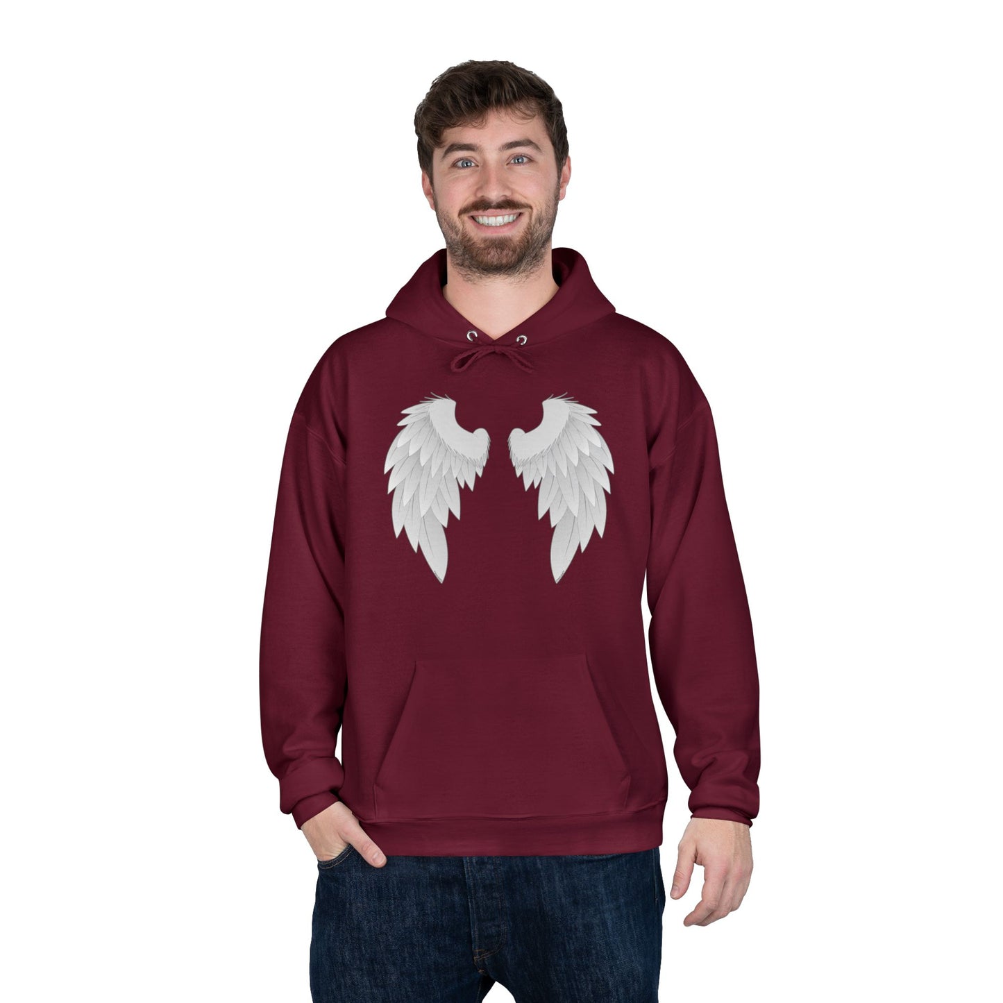 Epic Angel Wings Design Hoodie Pullover Sweatshirt by TOOLOUD