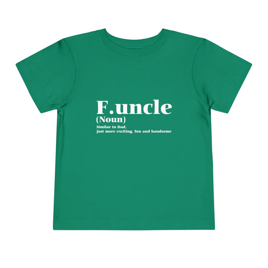 Funcle Fun Uncle Toddler T-Shirt Dark by TOOLOUD