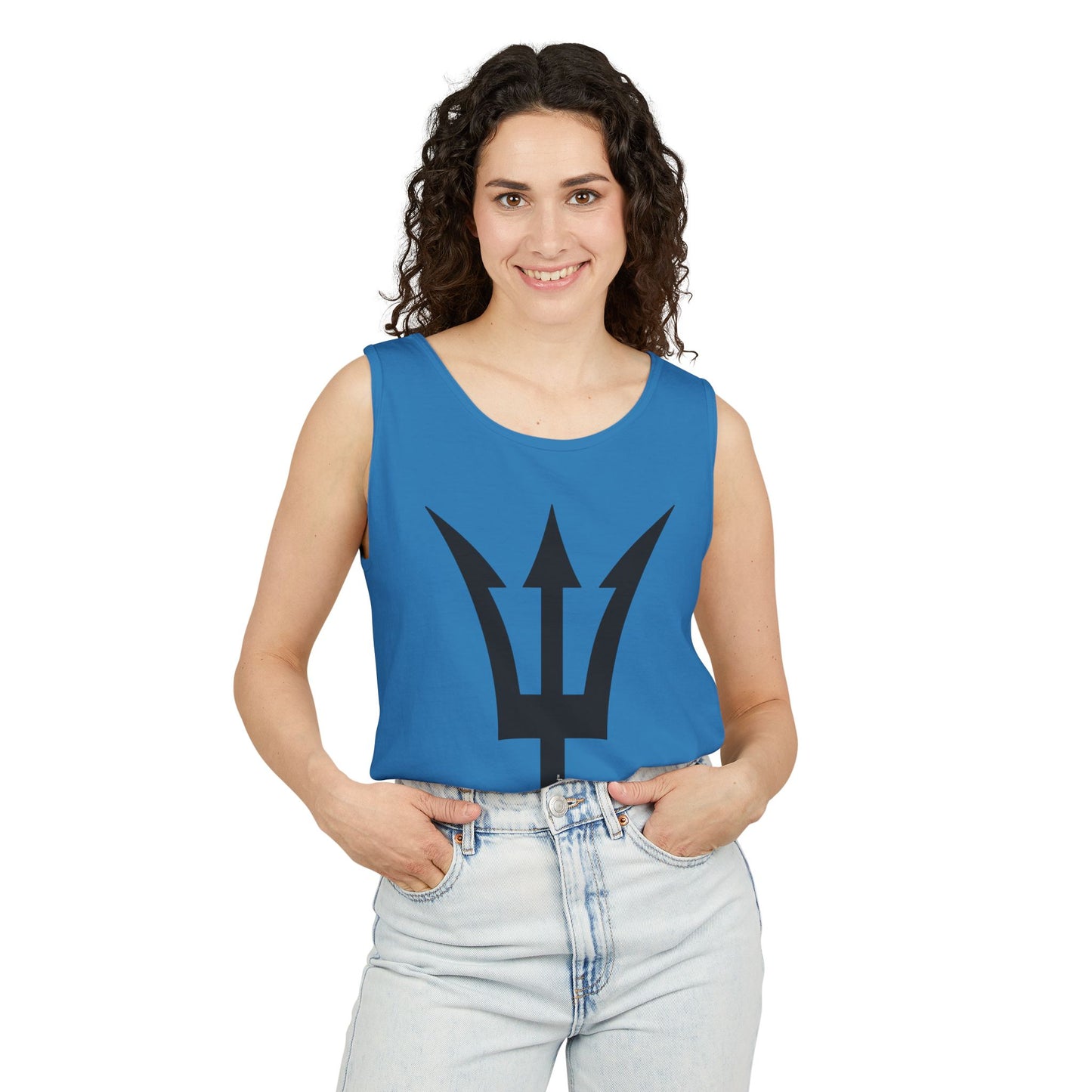 Trident of Poseidon Unisex Loose Tank Top by TOOLOUD