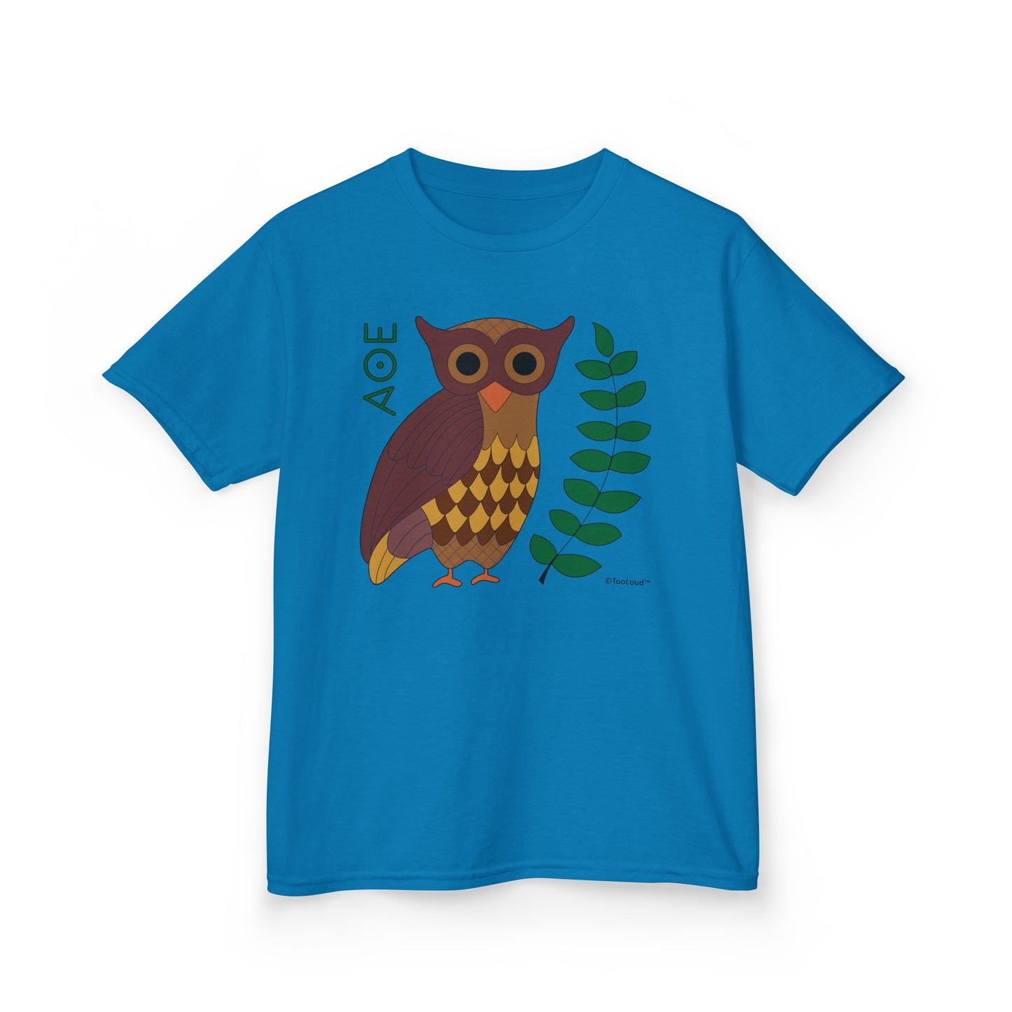 Owl of Athena Children’s T-Shirt by TOOLOUD