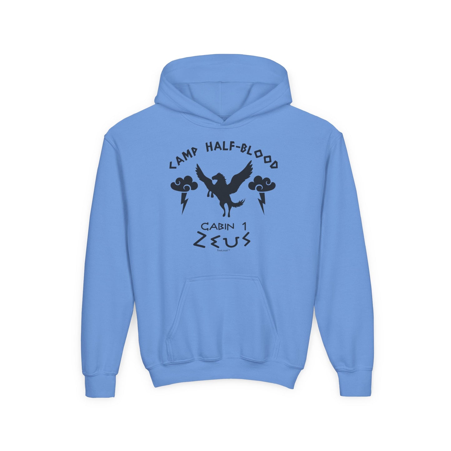 Camp Half Blood Cabin 1 Zeus Youth Children's Hoodie by TOOLOUD