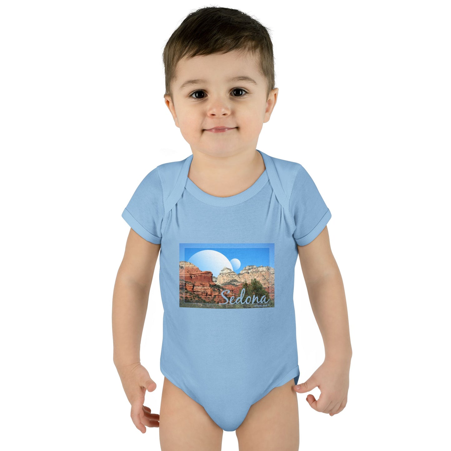 Abstract Sedona Baby Romper Bodysuit by TOOLOUD