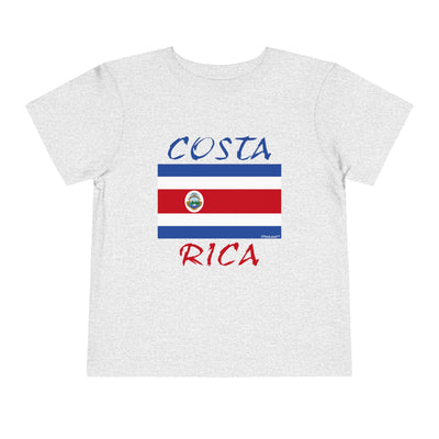 TOOLOUD Costa Rica Flag Toddler T-Shirt | Soft Tshirt