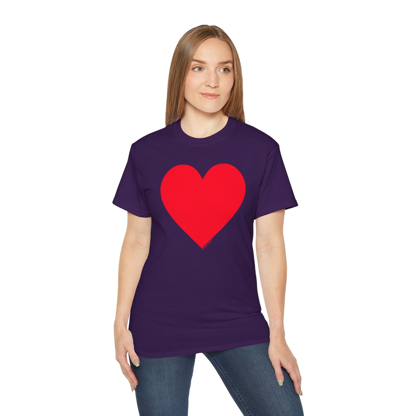 Big Red Heart Valentine's Day Women's T-Shirt by TOOLOUD