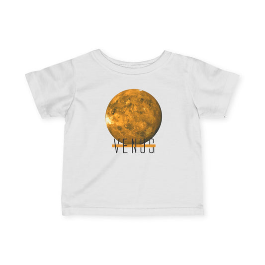 Planet Venus Text Infant T-Shirt by TOOLOUD