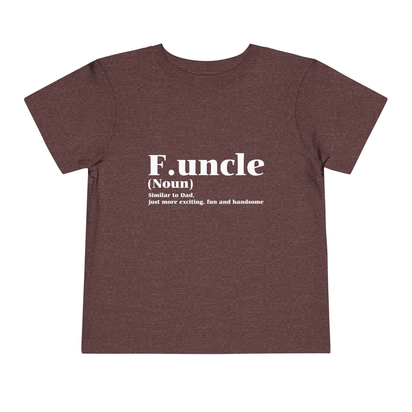 Funcle Fun Uncle Toddler T-Shirt Dark by TOOLOUD